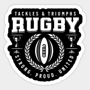 Rugby glory, tackles & triumphs collection Sticker